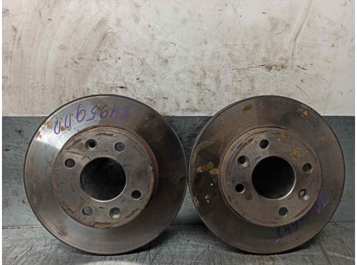 Recambio de disco freno delantero para renault kangoo (f/kc0) 1.5 dci diesel referencia OEM IAM 6354847  