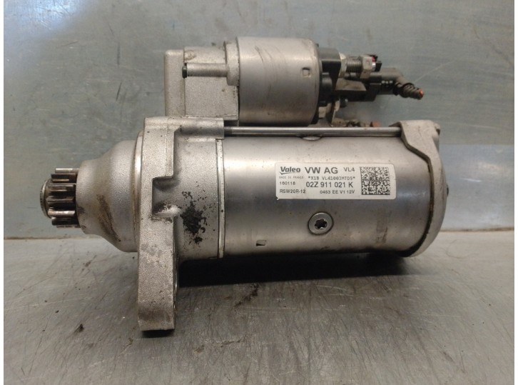 Recambio de motor arranque para volkswagen polo 1.6 tdi dpf referencia OEM IAM 02Z911021K 160118 VALEO