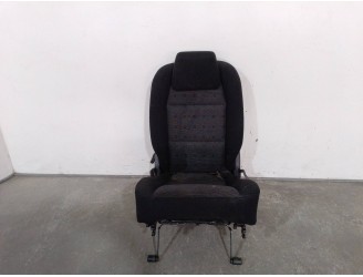 Recambio de asientos trasero izquierdo para peugeot 307 break / sw (s1) 1.6 hdi referencia OEM IAM 8850TH TELA NEGRA Y GRIS 5 PU