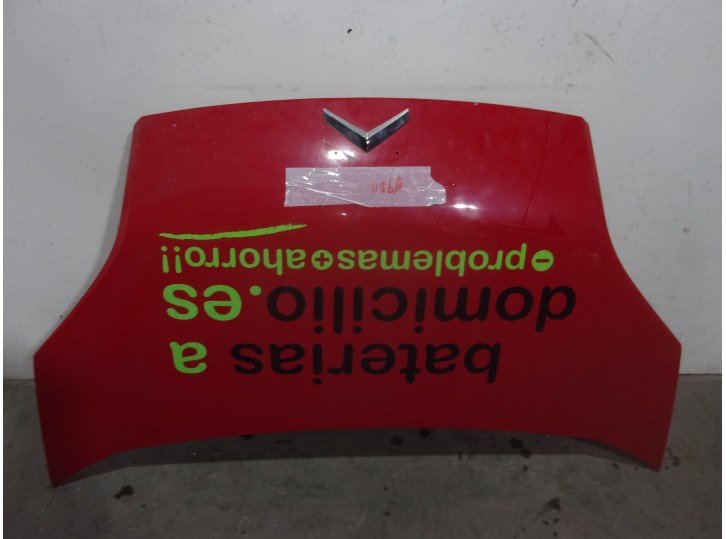 Recambio de capot para citroën nemo 1.3 hdi fap referencia OEM IAM 7901Q1 ROJO ROTULADO 