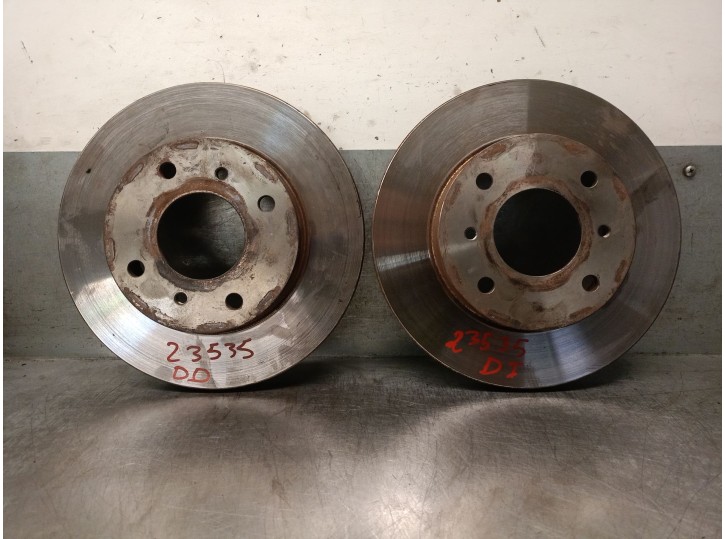 Recambio de disco freno delantero para nissan almera (n16/e) 1.5 dci turbodiesel cat referencia OEM IAM 402062F501 402062F501 