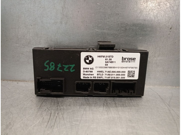 Recambio de modulo electronico para bmw x1 (u11) sdrive 18 d referencia OEM IAM 61355A74B11 