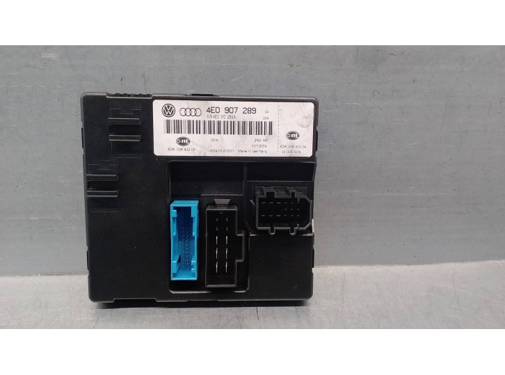 Recambio de modulo confort para audi a8 (4e2) 4.0 v8 32v tdi biturbo cat (ase) referencia OEM IAM 4E0907289 5DK00843206 HELLA