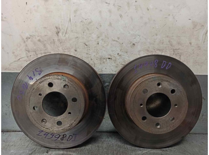 Replacement front brake disc for MG Series 45 (RT) 1.6 16V CAT OEM IAM reference 4694412 