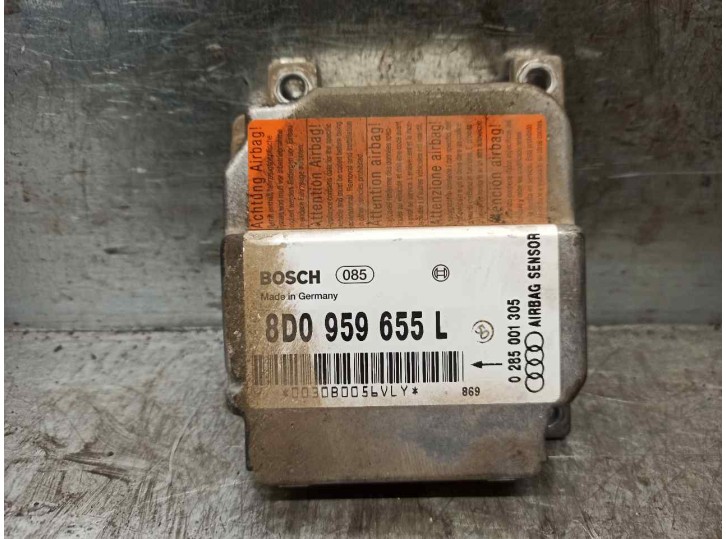 Recambio de centralita airbag para seat leon (1m1) 1.9 tdi referencia OEM IAM 8D0959655L 0285001305 BOSCH