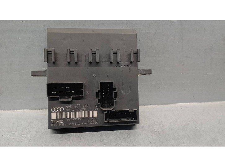 Recambio de modulo confort para audi a8 (4e2) 4.0 v8 32v tdi biturbo cat (ase) referencia OEM IAM 4E0907279L 00007898B6 TEMIC