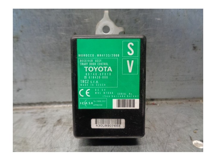 Recambio de modulo electronico para toyota verso 2.0 d-4d cat referencia OEM IAM 897400F010 61B430000 