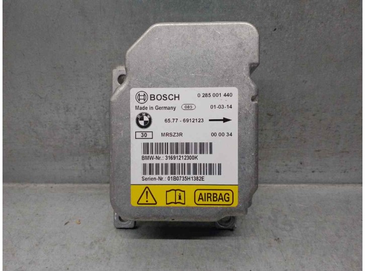 Recambio de centralita airbag para bmw serie 3 berlina (e46) 2.0 16v diesel cat referencia OEM IAM 65776912123 0285001440 BOSCH