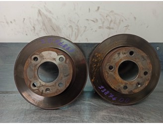 Recambio de disco freno delantero para ford fiesta berl./courier 1.3 cat (endura-e) referencia OEM IAM 