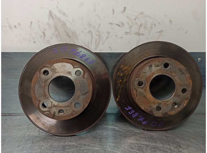 Replacement front brake disc for Ford Fiesta saloon/Courier 1.3 CAT (Endura-E) OEM IAM reference 