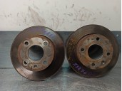 Recambio de disco freno delantero para ford fiesta berl./courier 1.3 cat (endura-e) referencia OEM IAM 