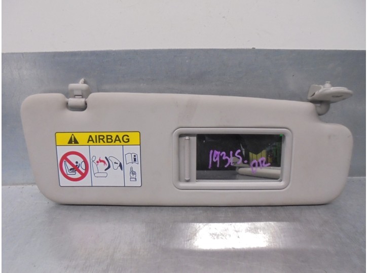 Recambio de parasol derecho para hyundai ix20 1.4 crdi cat referencia OEM IAM 852201K000 