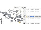 Recambio de moldura para bmw x1 (u11) sdrive 18 d referencia OEM IAM 51756897718 51756897718 