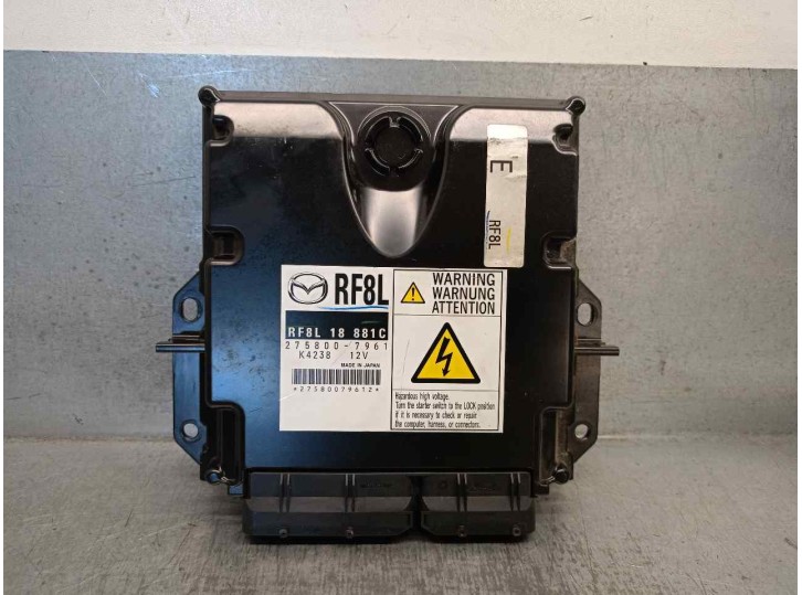 Replacement engine ECU for Mazda 5 saloon (CR) 2.0 diesel cat OEM IAM reference 2758007961 RF8L18881C 
