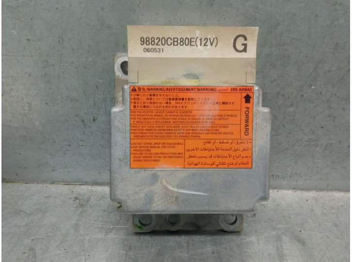 Recambio de centralita airbag para nissan murano i (z50) 3.5 4x4 referencia OEM IAM 98820CB80E 060531 
