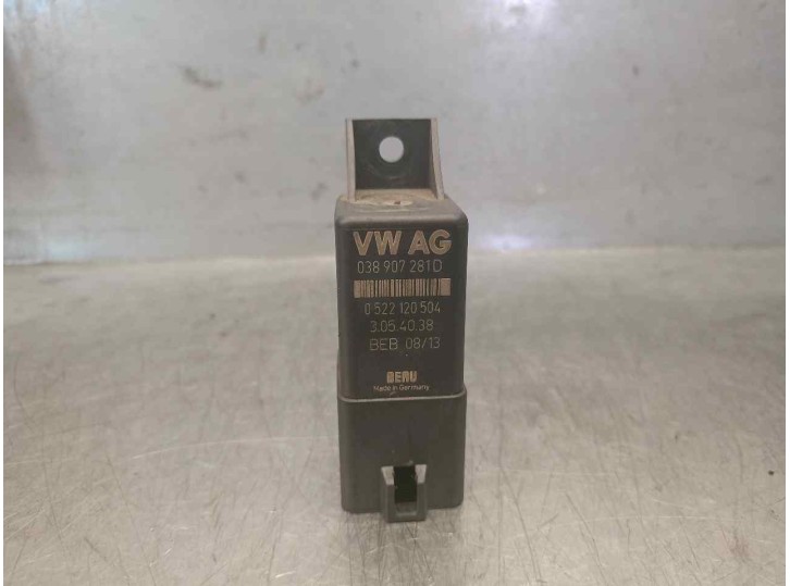 Recambio de caja precalentamiento para volkswagen caddy ka/kb (2c) 1.6 tdi referencia OEM IAM 038907281D 0522120504 BERU