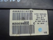 Recambio de cuadro instrumentos para renault megane ii berlina 5p 1.9 dci diesel referencia OEM IAM 8200399695  