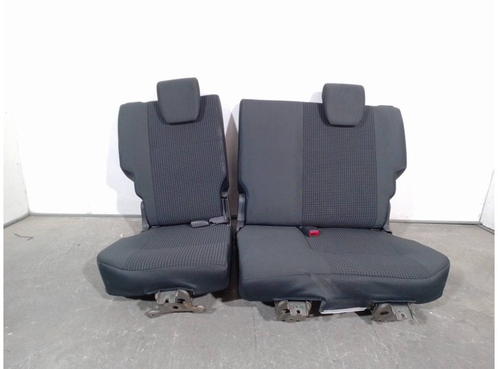 Recambio de asientos traseros para suzuki swift berlina (mz) gl (3-ptas.) referencia OEM IAM 8768063J20BJJ TELA NEGRA CON COSTUR
