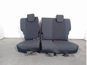Recambio de asientos traseros para suzuki swift berlina (mz) gl (3-ptas.) referencia OEM IAM 8768063J20BJJ TELA NEGRA CON COSTUR