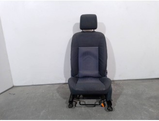 Recambio de asiento delantero izquierdo para ford fiesta (cb1) 1.4 tdci cat referencia OEM IAM 1805556 TELA GRIS CON FRANJA BLAN