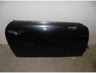 Replacement front right door for Mini R50, R53 Cooper OEM IAM reference 41517202912 BLACK 3PUERTAS