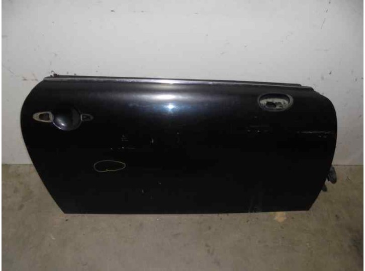 Replacement front right door for Mini R50, R53 Cooper OEM IAM reference 41517202912 BLACK 3PUERTAS