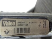 Replacement water radiator for Renault Master from '98 2.2 diesel OEM IAM reference 7701049664 872687EB VALEO