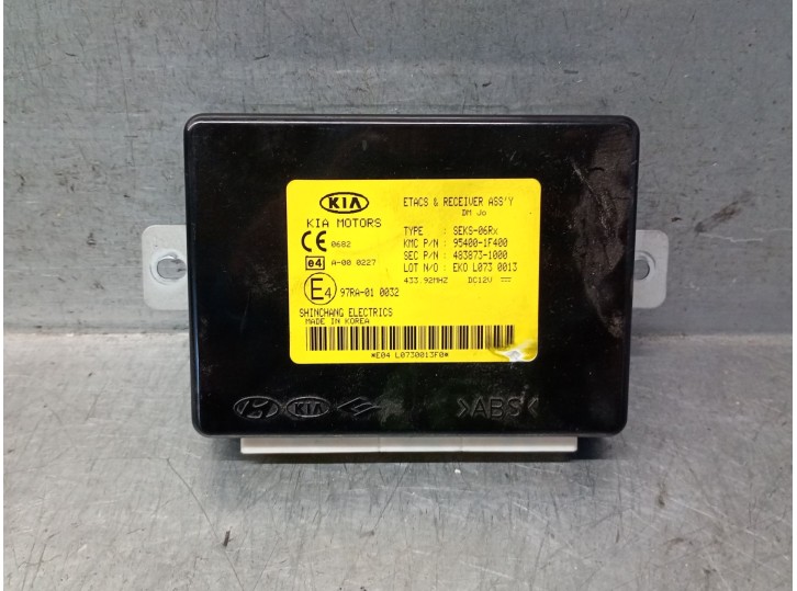Recambio de centralita inmovilizador para kia sportage 2.0 crdi referencia OEM IAM 954001F400 954001F400 
