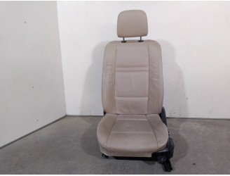 Recambio de asiento delantero izquierdo para bmw x5 (e70) 3.0 turbodiesel referencia OEM IAM 52300415366 CUERO BEIGE 5 PUERTAS