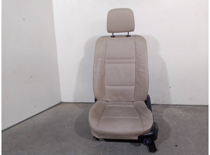Recambio de asiento delantero izquierdo para bmw x5 (e70) 3.0 turbodiesel referencia OEM IAM 52300415366 CUERO BEIGE 5 PUERTAS