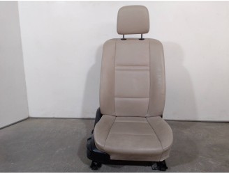 Recambio de asiento delantero derecho para bmw x5 (e70) 3.0 turbodiesel referencia OEM IAM 52300415366 CUERO BEIGE 5 PUERTAS