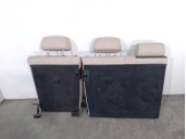 Recambio de asientos traseros para bmw x5 (e70) 3.0 turbodiesel referencia OEM IAM A046287 CUERO BEIGE 5 PUERTAS