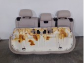 Recambio de asientos traseros para bmw x5 (e70) 3.0 turbodiesel referencia OEM IAM A046287 CUERO BEIGE 5 PUERTAS
