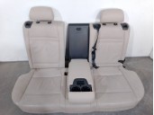 Recambio de asientos traseros para bmw x5 (e70) 3.0 turbodiesel referencia OEM IAM A046287 CUERO BEIGE 5 PUERTAS