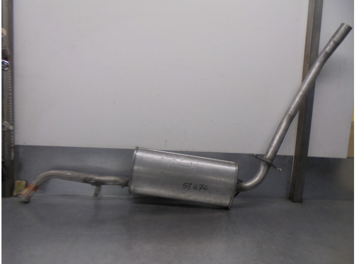 Recambio de tubo escape trasero para seat terra 0.9 referencia OEM IAM ST674 ST.674 DURAMAS
