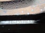 Recambio de llanta para lexus gs300 (jzs160) 3.0 24v cat referencia OEM IAM 426113A091 R16X71/2JJ50 ALUMINIO 5P