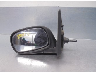 Replacement left wing mirror for Nissan Micra (K11) 1.0 16V cat OEM IAM reference 963025F110 MANUAL BLACK 3 DOORS