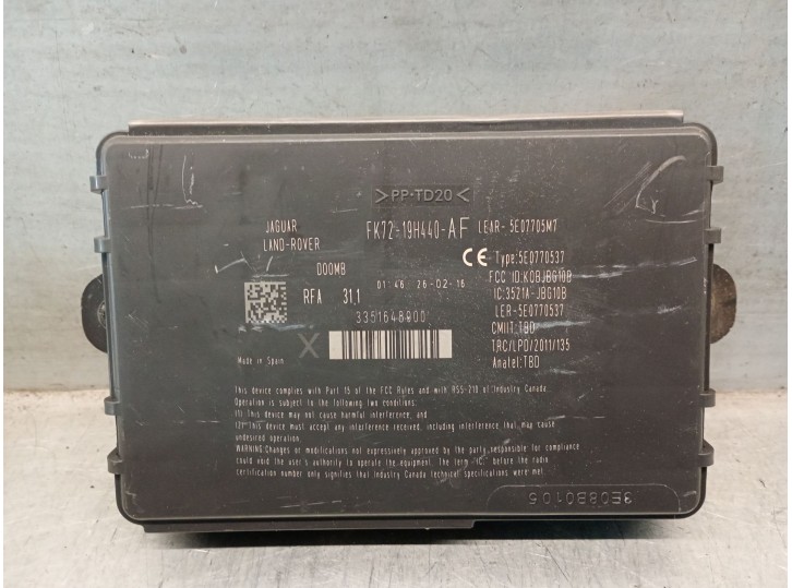 Recambio de modulo electronico para land rover discovery sport (l550) 2.0 d 4x4 referencia OEM IAM FK7219H440AF  