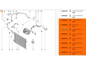 Recambio de tubos aire acondicionado para dacia logan mcv ii tce 90 (k8m1) referencia OEM IAM 924801845R 924801845R 