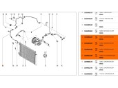 Recambio de tubos aire acondicionado para dacia logan mcv ii tce 90 (k8m1) referencia OEM IAM 924400562R 924408632R 