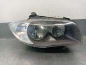 Recambio de faro derecho para bmw serie 1 berlina (e81/e87) 2.0 turbodiesel cat referencia OEM IAM 63127249650 63127249650 89502