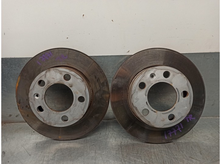 Recambio de disco freno trasero para skoda scala (nw) 1.0 tsi referencia OEM IAM 2Q0615601H 