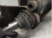 Recambio de mangueta delantera izquierda para volkswagen sharan (7m8) 1.9 tdi referencia OEM IAM 7M0407255G 