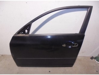 Replacement front left door for Mazda 3 Sedan (BK) 1.6 CD Diesel CAT OEM IAM reference BPYK5902XJ BLACK 5 DOORS