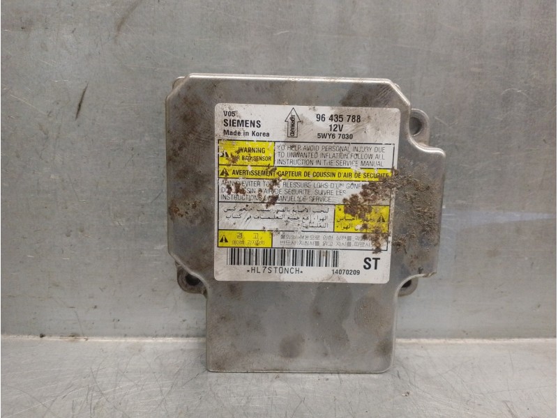 Recambio de centralita airbag para chevrolet epica 2.0 diesel cat referencia OEM IAM 96435788 5WY67030 SIEMENS
