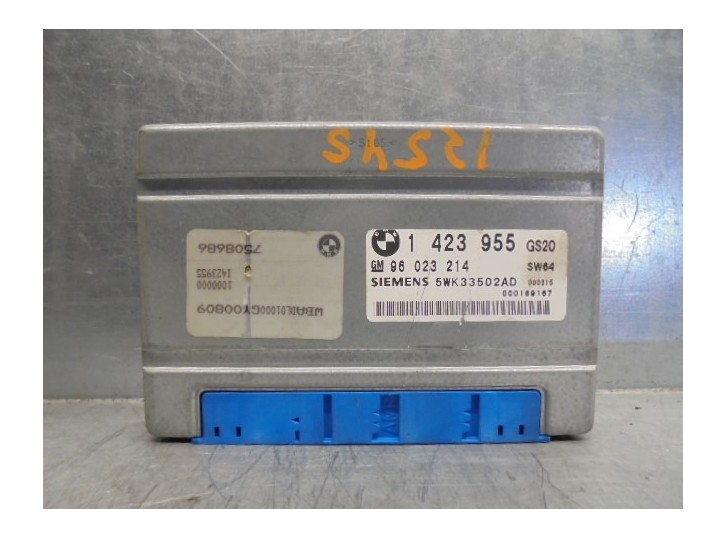 Recambio de centralita cambio automatico para bmw serie 5 berlina (e39) 525d referencia OEM IAM 1423955 5WK33502AD SIEMENS