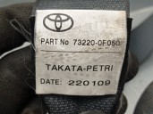Recambio de cinturon seguridad trasero izquierdo para toyota verso 1.6 16v cat referencia OEM IAM 732200F050 733700F020B0 