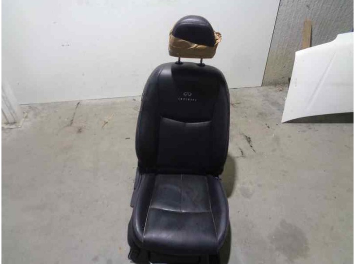 Recambio de asiento delantero derecho para infiniti q50 cat referencia OEM IAM CUERO NEGRO 4 PUERTAS