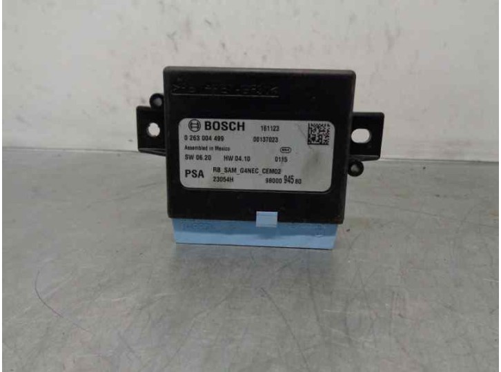 Recambio de modulo electronico para citroën c4 lim. feel edition referencia OEM IAM 9665602980 0263004499 BOSCH