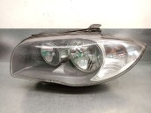 Replacement left headlight for BMW 1 (E87) 118 D OEM IAM reference 63117193387 63117193387 
